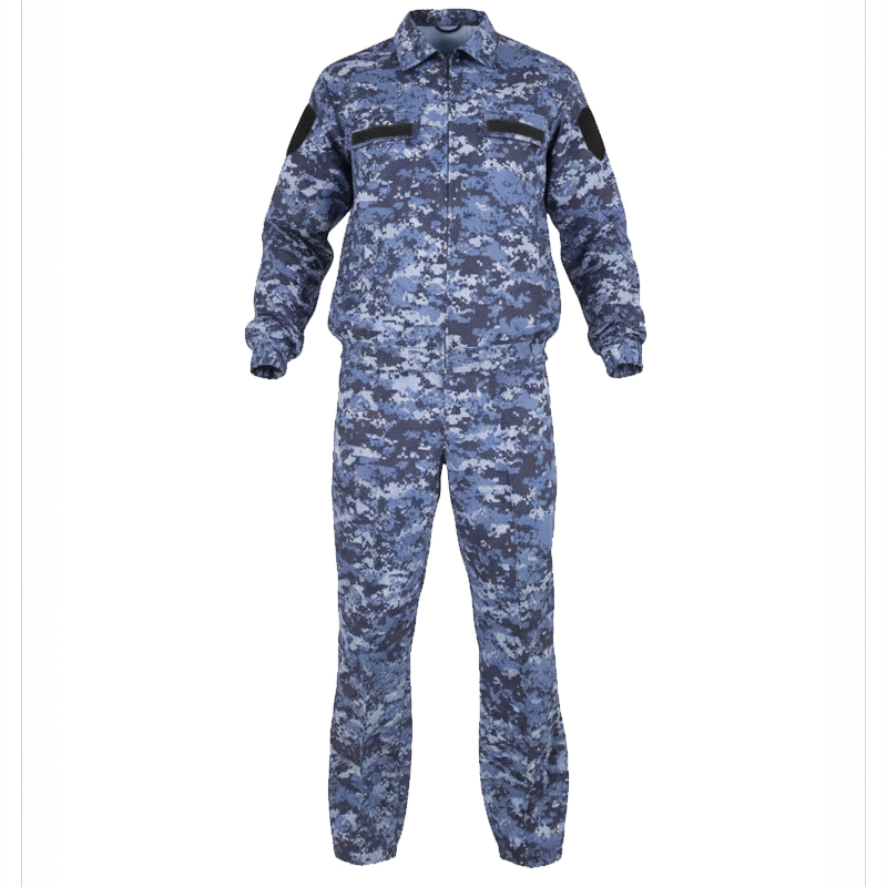 Костюм Росгвардии офисный с длинным рукавом синяя точка — Peach effect Костюм Росгвардии офисный с длинным рукавом синяя точка - Peach effect