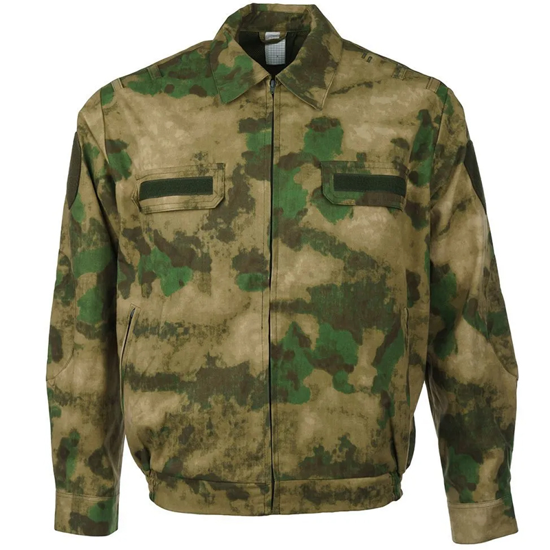 Костюм офисный Росгвардии зеленый мох - твил-пич