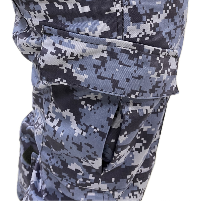 Костюм полевой Росгвардии нового образца с длинным рукавом синяя точка - Peach effect