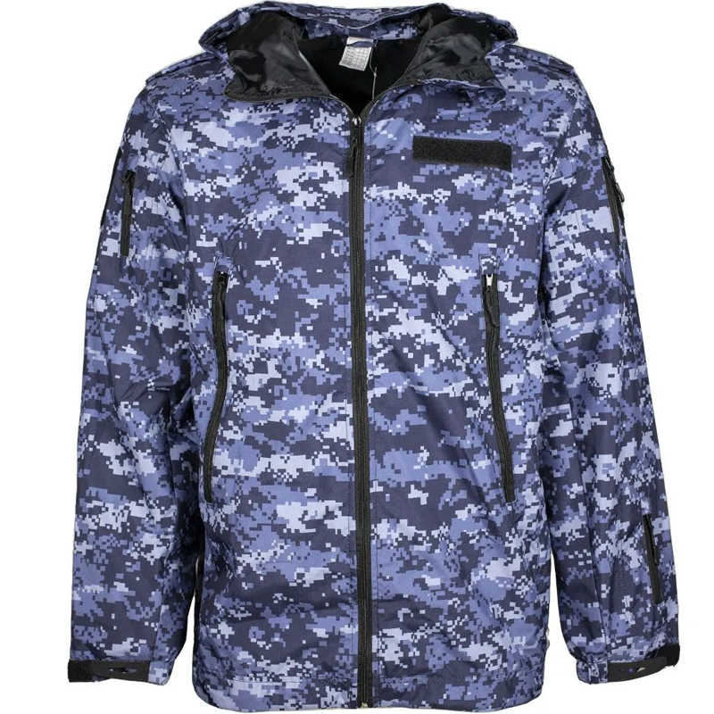 Куртка Росгвардии демисезонная синяя точка — Рип-стоп Куртка Росгвардии демисезонная синяя точка - Рип-стоп