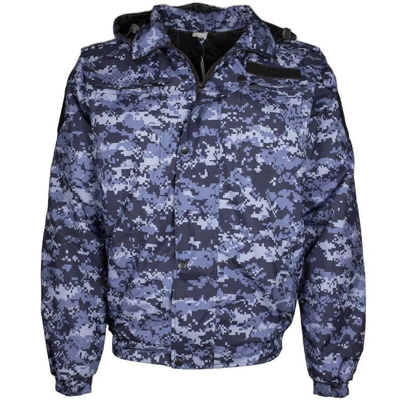 Куртка Росгвардии демисезонная укороченная синяя точка - Рип-стоп