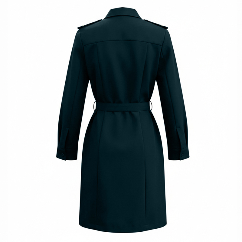 Платье Росгвардия на пуговицах - сосна