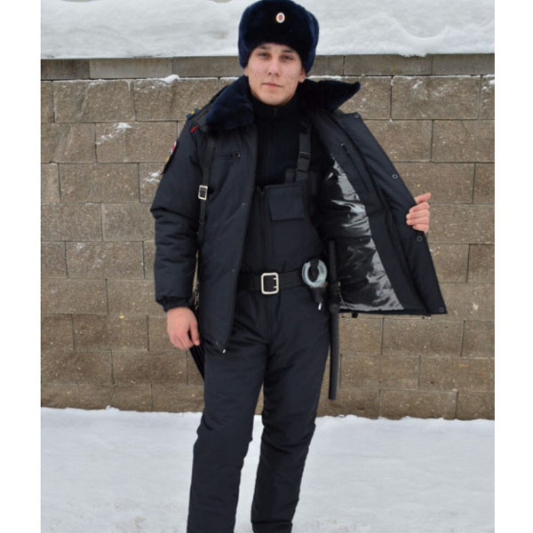 Куртка Полиция зимняя удлинённая