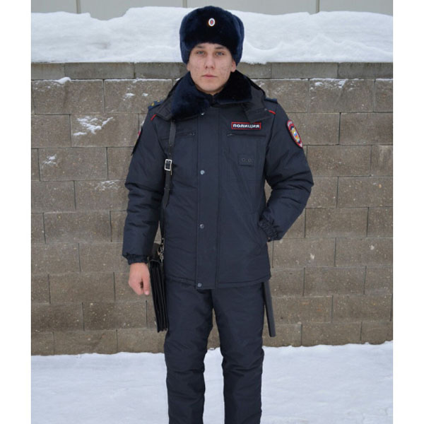 Куртка Полиция зимняя удлинённая