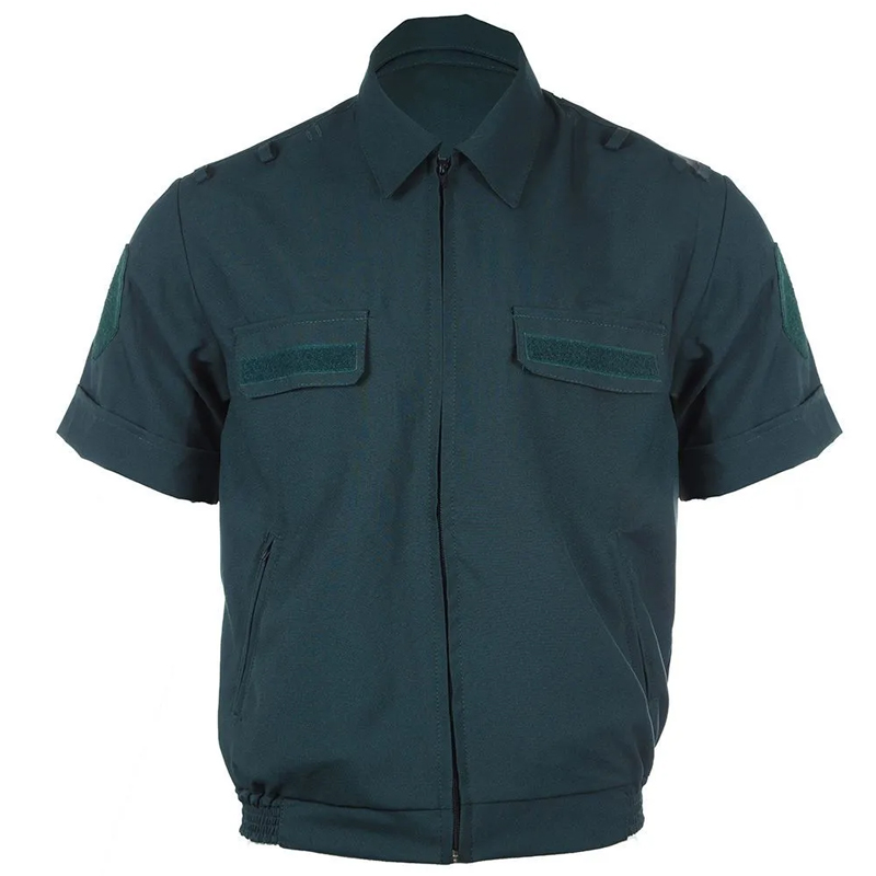 Костюм офисный Росгвардии с коротким рукавом сосна - Габардин