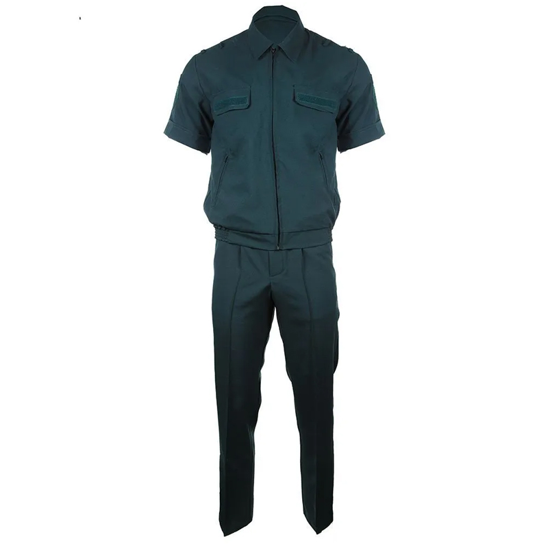 Костюм офисный Росгвардии с коротким рукавом сосна - Габардин