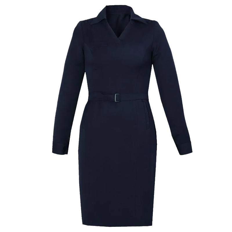 Платье Полиция с длинным рукавом — Габардин Платье Полиция с длинным рукавом - Габардин