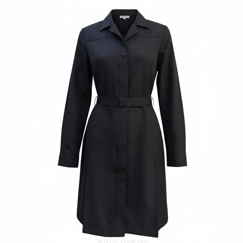 Платье Полиция модельное "МОДНИЦА" с длинным рукавом - Габардин