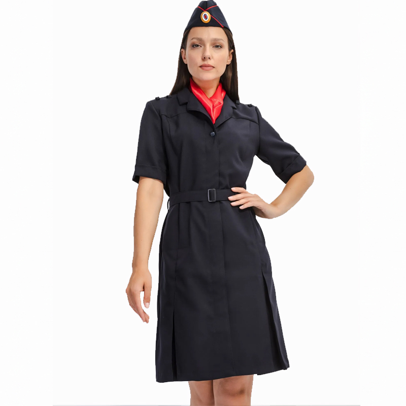 Платье Полиция "МОДНИЦА" с коротким рукавом - Габардин