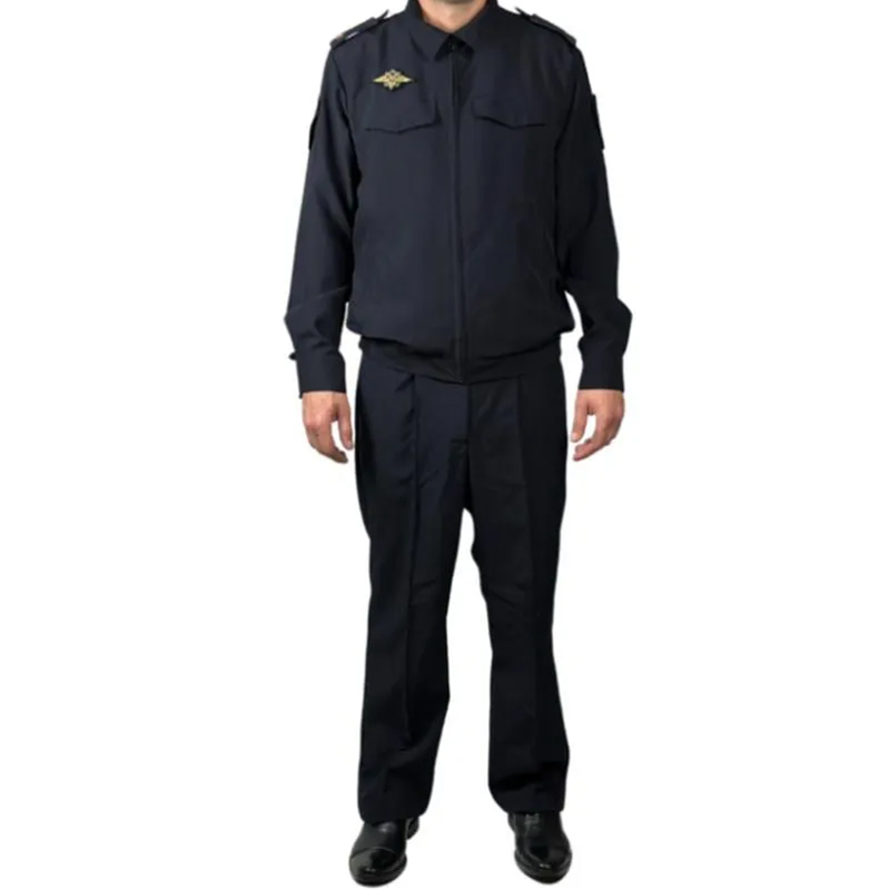 Костюм офисный Полиция мужской длинный рукав НОВОГО ОБРАЗЦА (Приказ №777) - Габардин