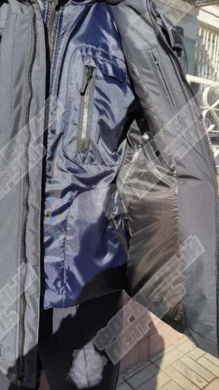 Куртка Полиция зимняя нового образца укороченная
