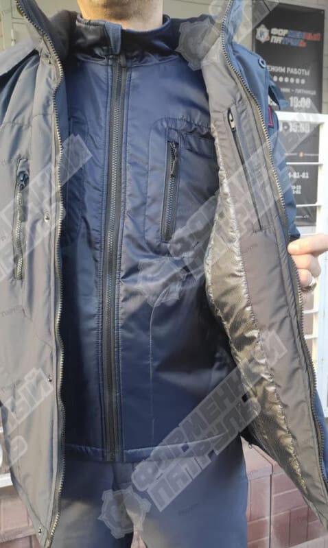 Куртка Полиция зимняя нового образца удлинённая