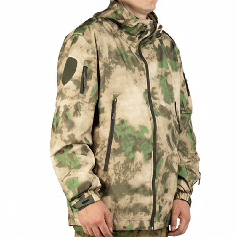 Ветровка Росгвардии удлиненная зеленый мох - Рип-стоп