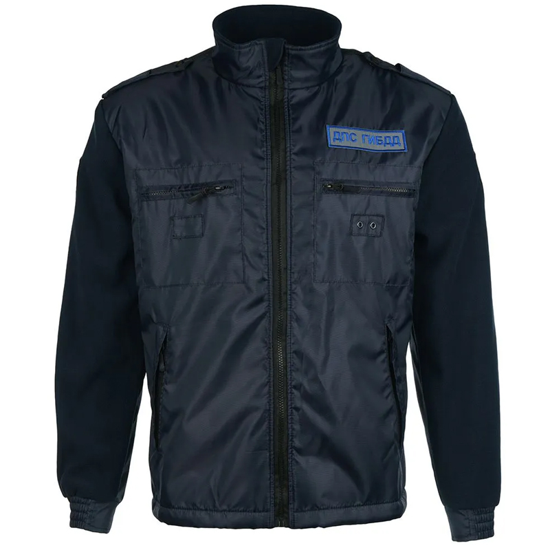 Куртка ДПС флисовая с шевронами удлиненная нового образца (приказ №777) — флис Куртка ДПС флисовая с шевронами удлиненная нового образца (приказ №777) - флис