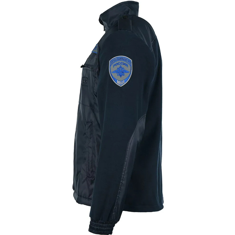 Куртка ДПС флисовая с шевронами удлиненная нового образца (приказ №777) - флис
