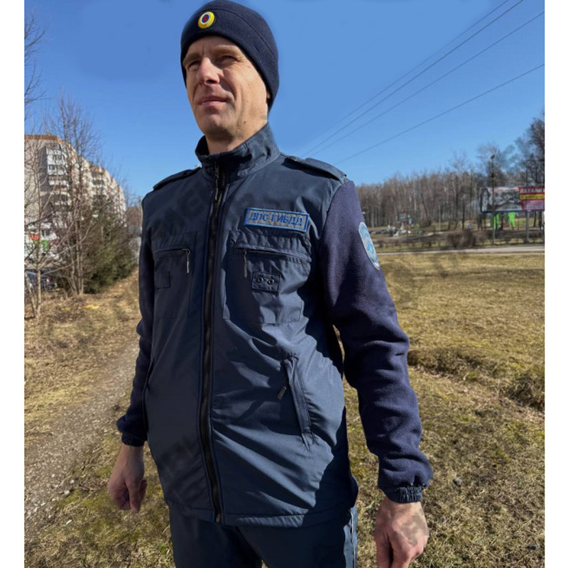 Куртка ДПС флисовая с шевронами удлиненная нового образца (приказ №777) - флис