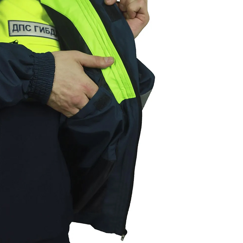 Ветровка ДПС нового образца с шевронами (приказ №777) - Рип-стоп