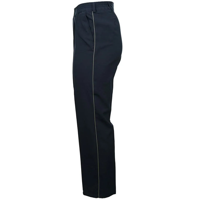 Брюки ДПС мужские летние нового образца со светоотражающим кантом - габардин