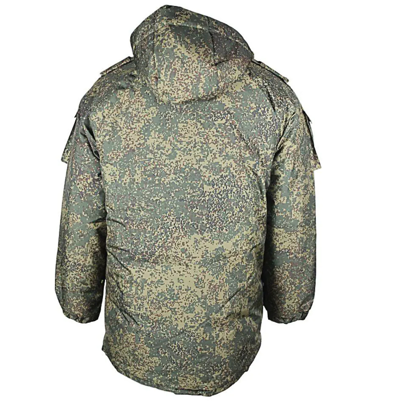 Бушлат зимний зеленый пиксель - Рип-стоп