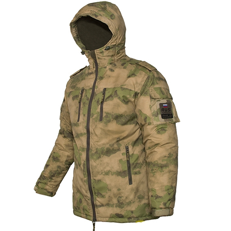 Костюм зимний полевой Росгвардии зеленый мох - РИП-СТОП