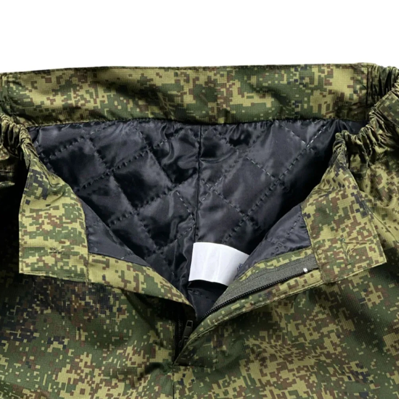 Брюки демисезонные зеленый пиксель - Рип стоп